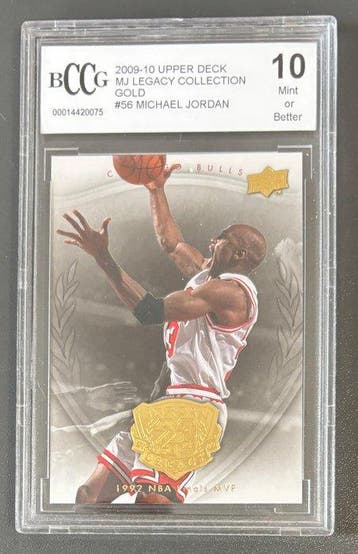 2009/10 Upper Deck MJ Legacy Collection Gold Michael Jordan, Nieuw