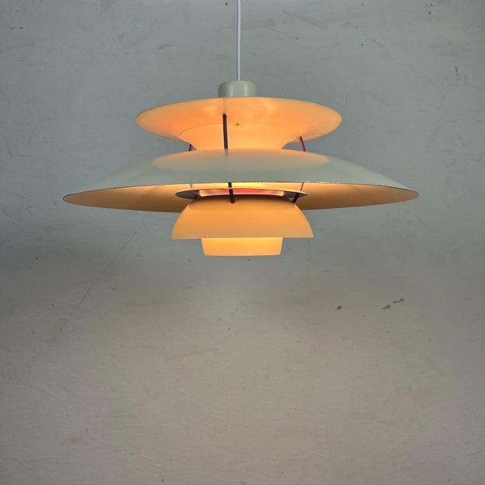 Poul Henningsen - Plafondlamp - PH5 - Metaal, Antiek en Kunst, Antiek | Meubels | Stoelen en Banken