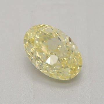 1 pcs Diamant (Natuurlijk gekleurd) - 1.00 ct - Ovaal -, Sieraden, Tassen en Uiterlijk, Edelstenen, Nieuw