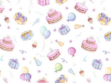 cadeaupapier op rol Taart Cake Party 70 cm – Inpakpapier -, Ophalen of Verzenden, Nieuw, Overige typen
