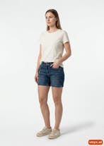 Earl Jean Korte broeken Dames maat 31 Blauw Vintage, Kleding | Dames, Ophalen of Verzenden, Nieuw