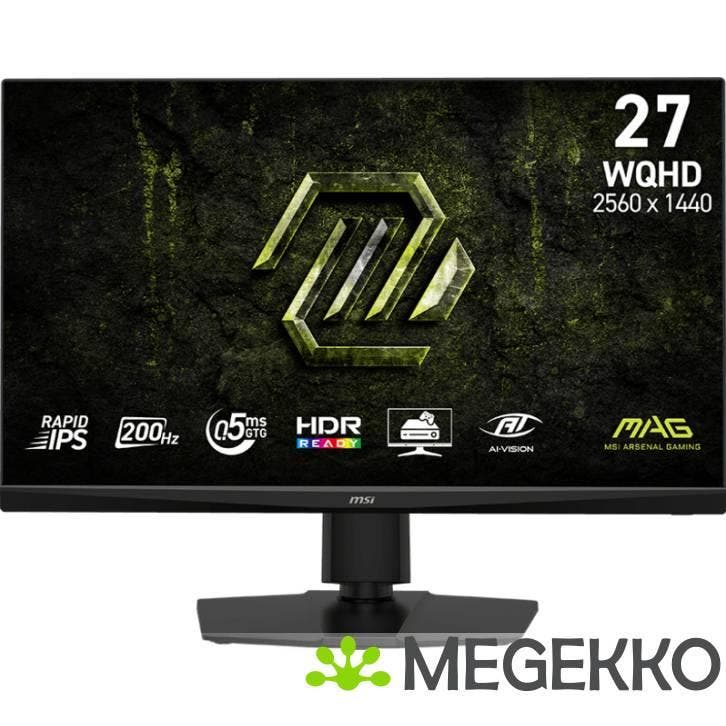 MSI MAG 272QPF E20 27  Quad HD 200Hz Rapid IPS Gaming, Computers en Software, Monitoren, Nieuw, Verzenden