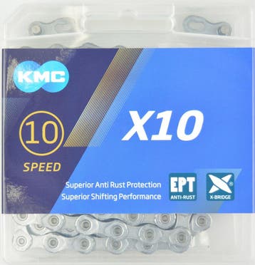 KMC 10-speed fietsketting - anti-roest - zilver - duurzaam -, Verzenden, Nieuw