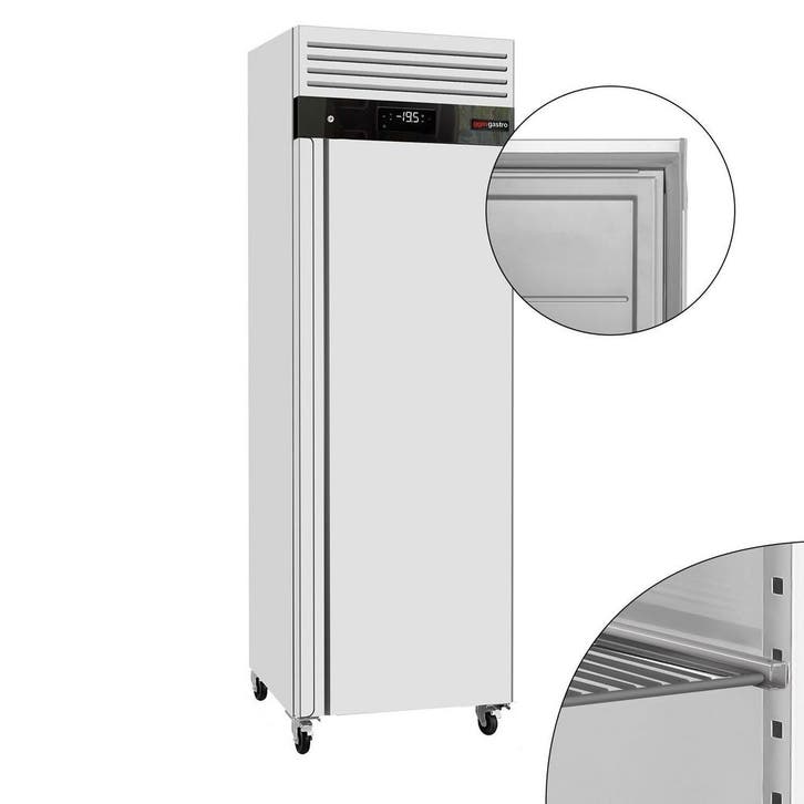 GGM Gastro | Vrieskast RVS ECO - 600 liter - 1 deur - |, Zakelijke goederen, Horeca | Keukenapparatuur, Koelen en Vriezen, Verzenden