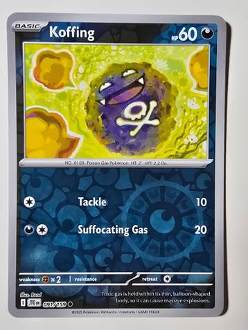 KOFFING (JOURNEY TOGETHER 091/159) (REVERSE HOLO) (TRADING, Verzenden, Gebruikt