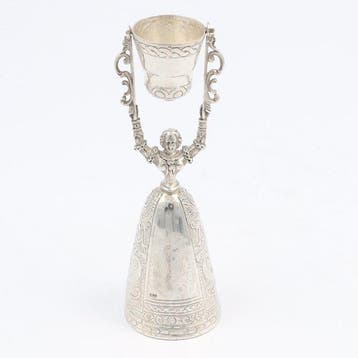 Louis Premselaar - Bruidsbeker - Beker - .835 zilver, Antiek en Kunst