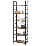 Vakkenkast 6-Laags – Houten Opergkast met Metalen Frame, Verzenden, Nieuw, Met plank(en)