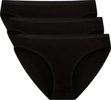 Bamboo Maat M Basics Zwarte Taille Slips Julia - 3-pack  -, Kleding | Dames, Verzenden
