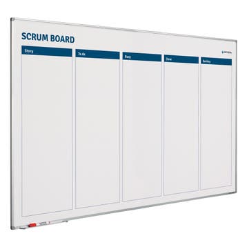 Whiteboard Scrum verbeterbord - 60x90 cm, Ophalen of Verzenden, Nieuw in verpakking