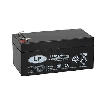 Landport (LP) VRLA-LP accu 12 volt 3,4 ah LP12-3,4 VDS, Computers en Software, Ophalen of Verzenden, Nieuw