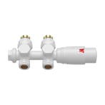 [neu.haus] Thermostaatkraan Gloppen voor radiatoren wit, Doe-het-zelf en Verbouw, Verwarming en Radiatoren, Verzenden, Nieuw