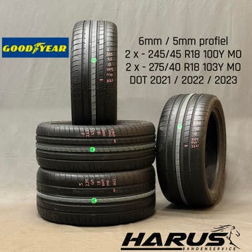 245/45/18 275/40/18 Goodyear zomerbanden 6/5mm profiel 4X, Auto-onderdelen, Banden en Velgen, 18 inch, Gebruikt, 275 mm, Ophalen of Verzenden
