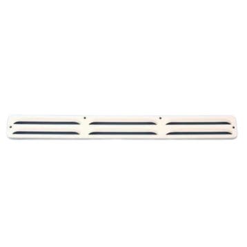 Aluminium schoepenrooster opbouw 370 x 40mm - WIT (1-3704W), Verzenden, Nieuw