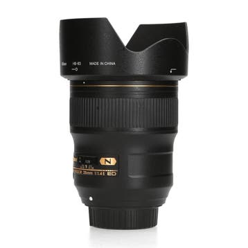 Nikon AF-S 28mm f/1.4 E ED - 1 jaar garantie, Ophalen of Verzenden, Zo goed als nieuw