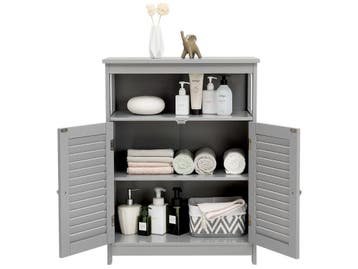 Coast Badkamerkast - Dubbele Deur - Open Plank - 60 x 30,5 x, Verzenden, Nieuw