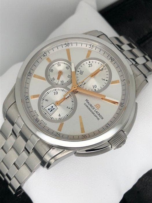 Maurice Lacroix - Pontos Chronograph Automatic -, Sieraden, Tassen en Uiterlijk, Horloges | Heren