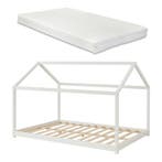 [en.casa] Kinderbed Cerro twijfelaar huisbed met matras 120x, Verzenden, Nieuw