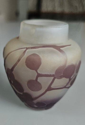Emile Gallé - Vaas - Glas - Art Nouveau