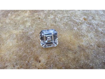 Veiling - Diamant asscher 1.00 crt ( IGI gecertificeerd ), Nieuw