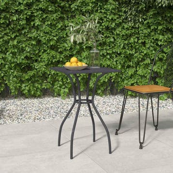 vidaXL Tuintafel 50x50x72 cm staalgaas antracietkleurig, Verzenden, Nieuw, Metaal