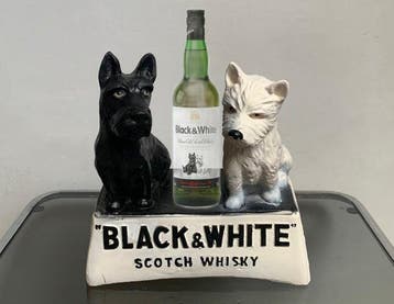 Black & White Scotch Whisky Bar Display - Reclamebord -