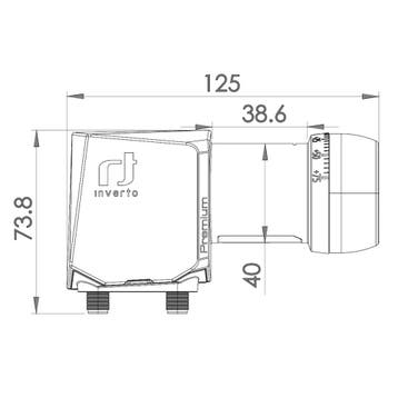 Inverto TWIN universal Premium PLL LNB IDLP-TWL413-PREMU-OPN, Ophalen of Verzenden, Nieuw, (Schotel)antenne
