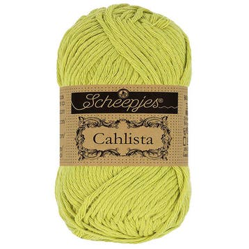 Scheepjes Cahlista - 512 lime - Katoen Garen, Ophalen of Verzenden, Nieuw