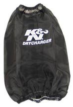 K&N Drycharger Black Air Filter Wrap - Round Tapered, Ophalen of Verzenden