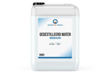 Wmm Chemie Gedestilleerd water 20 liter, can, Verzenden, Nieuw