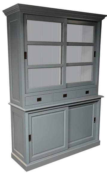 Buffetkast babyblauw - babyblauw  Sittard 160cm, Ophalen of Verzenden, Nieuw