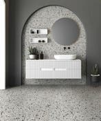 Vloertegel/Wandtegel Terre Terrazzo Medley Wit 60x60, 60 cm of meer, Nieuw, Ophalen of Verzenden, 10 m² of meer