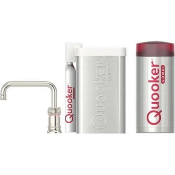 Quooker Classic Nordic Square - Nikkel Glans COMBI &2549, Ophalen of Verzenden, Nieuw