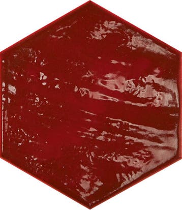 Vloertegel/Wandtegel Rood 19,8x22,8cm (Muurtegels), Doe-het-zelf en Verbouw, Tegels, Keramiek, Nieuw, 20 tot 40 cm, 10 m² of meer