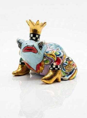Tom Hoffmann (1956-2012) - Figuur - Rana Regina - Marmorino