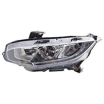 Honda Civic 2017-2022 Koplamp Links Elektrische Regeling + M, Verzenden, Nieuw