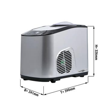 GGM Gastro | IJsmachine - 1,5Liter/u - 0,14kW - Tafelmodel |, Verzenden, Nieuw in verpakking