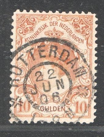 Nederland 1905 - Koningin Wilhelmina - 10 Gulden - Oranje -, Gestempeld