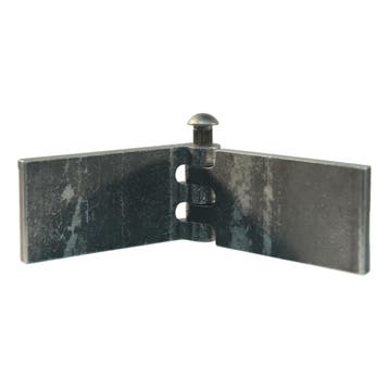 Novio Recht portierscharnier met stalen pen 40 x 80mm, Ophalen of Verzenden, Nieuw