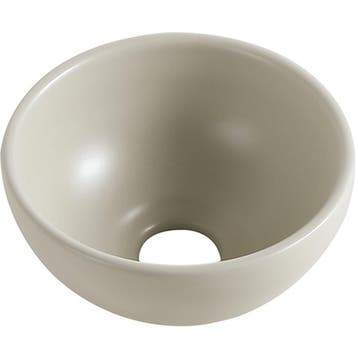 Wiesbaden Consilio Waskom Rond - 20x9cm - Keramiek - Beige, Ophalen of Verzenden, Nieuw