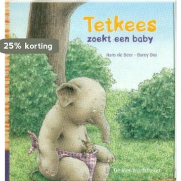 Tetkees zoekt een baby - Hans de Beer en Burny Bos, Verzenden, Zo goed als nieuw, Hans de Beer en Burny Bos