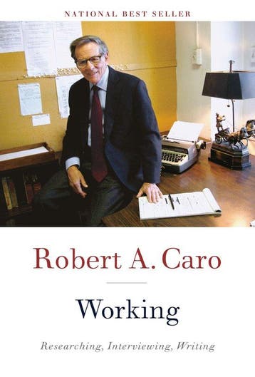9780525656340 Working Robert A Caro, Boeken, Verzenden, Nieuw, Robert A Caro