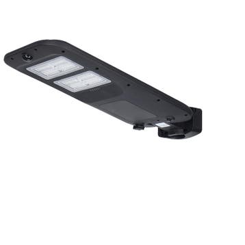 LED Straatlamp Zonne-energie 1800 Lumen IP65 6000K Zwart, Verzenden, Nieuw, Aluminium, Led