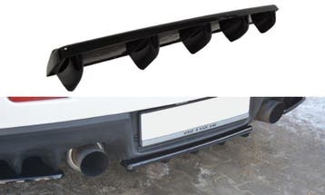 Diffuser Mitsubishi Lancer Evo X Maxton Design glans zwart, Ophalen of Verzenden, Nieuw