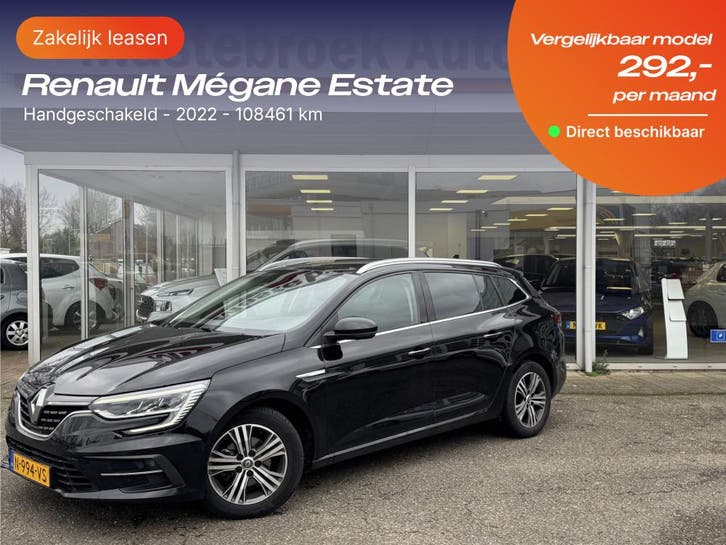Renault Mégane Estate | Zakelijk Leasen vanaf 122,- p/mnd, Auto's, Renault, Financial lease, Lease