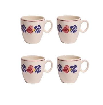 Boerenbont Minimok Pompei 0,23L set van 4 (Huishouden), Overige materialen, Verzenden, Nieuw, Kop(pen) en/of Schotel(s)