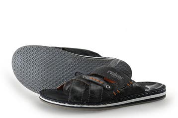 Rieker Slippers in maat 40 Blauw, Slippers, Zo goed als nieuw, Rieker, Verzenden
