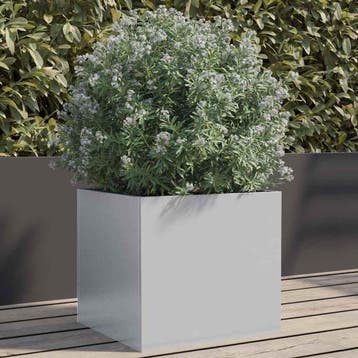 vidaXL Plantenbak 32x30x29 cm gegalvaniseerd staal, Tuin en Terras, Verzenden, Nieuw, Metaal