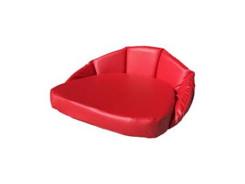 Zitkussen rood rugleuning ca. 12-18 cm, Ophalen of Verzenden