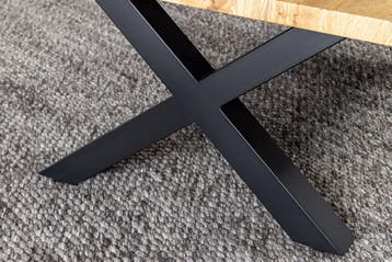 Industriële salontafel WILD 90cm bruin wild eiken look zwart, Huis en Inrichting, Tafels | Salontafels, Ophalen of Verzenden, Nieuw