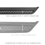 Go Rhino Dominator Extreme DSS Sliders - Tex Blk - 73in, Ophalen of Verzenden, Nieuw
